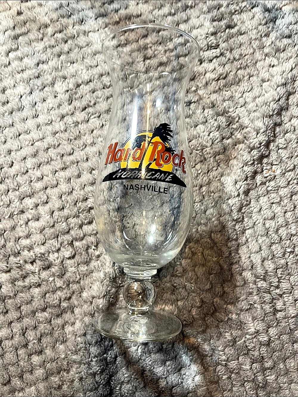 Hard Rock Cafe Hurricane glass Nashville Souvenir Drinkware - Picture 3 of 3